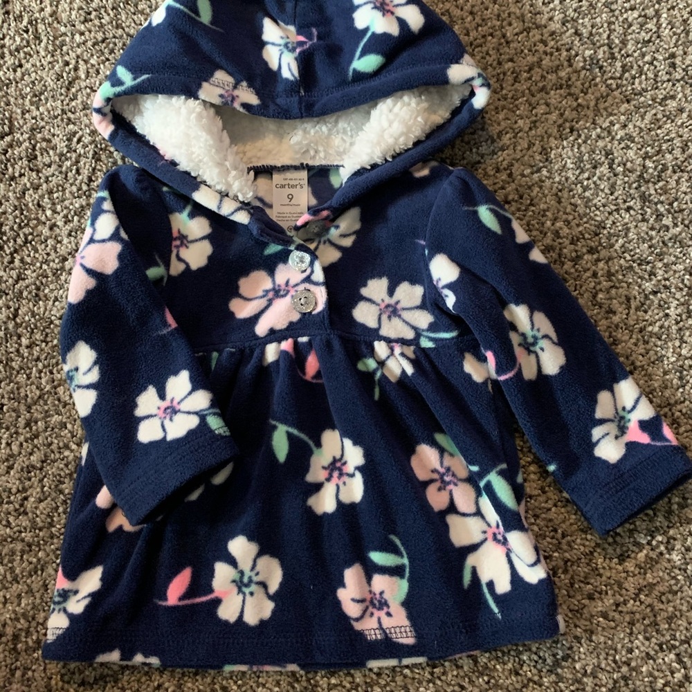 Carters baby girl fleece jacket